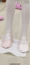 三沙儿童芭蕾舞蹈袜子女连裤袜丝袜舞蹈演出大袜T56白色M-L 实拍图