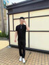 菲勒梵希輕奢polo衫男士短袖夏季修身高端商務休閑高爾夫球服翻領(lǐng)保羅衫男 黑色 XL 曬單實拍圖
