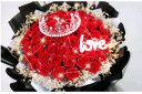 AIMORNY52朵红玫瑰永生香皂花同城配送鲜520情人节生日礼物表白花送女友 实拍图