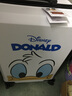 迪士尼（Disney）行李箱女旅行箱拉桿箱小型輕便密碼箱登機(jī)箱子萬向輪 萌萌鴨-白色 26英寸 曬單實(shí)拍圖