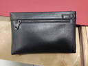 Cohnim kevin奢侈品男士手包手拿拉鏈男包手抓長(cháng)錢(qián)包送老公男友情人節生日禮物 c228黑色【就近倉發(fā)貨】 曬單實(shí)拍圖