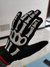 思帕客（Spakct）新款專(zhuān)業(yè)全指騎行手套運動(dòng)減震防滑耐磨自行山地公路車(chē)高彈透氣 骷髏頭(黑白屏觸) M 曬單實(shí)拍圖
