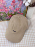 CHALL KITTY棒球帽女士韓版軟頂鴨舌帽子遮陽(yáng)帽休閑帽高端品牌大頭圍2026新款 卡其色-高端品牌禮盒裝高級感 曬單實(shí)拍圖