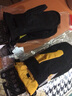 南恩凱夫拉滑雪手套女內(nèi)置護(hù)腕防水分指專業(yè)單板男雪地手套手悶子 黑色 XL 曬單實拍圖