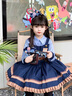 G.DUCKKIDS兒童兔子警官衣服女童瘋狂朱迪cos連衣裙動(dòng)物城洛麗塔女孩公主裙 朱迪長(cháng)袖連衣裙 100 (建議身高90cm 3-4歲)cm 曬單實(shí)拍圖