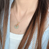 施蔻錦鯉平安扣項鏈女士時尚和田玉吊墜生日禮物送女友老婆紀(jì)念日 錦鯉平安扣項鏈 曬單實拍圖