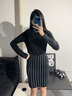 槿城打底衫2025新款女秋冬內(nèi)搭白色長(zhǎng)袖t恤磨毛加絨加厚百搭高領(lǐng)上衣 黑色H528 2XL 適合140-160斤 曬單實(shí)拍圖