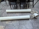 瑞凱威UPVC排水管180落水管下水管pvc管排煙塑料管煙管直接160排煙管道 180煙管1.5米/根 曬單實拍圖