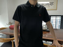 Polo Ralph Lauren拉夫勞倫POLO衫 男士短袖夏季翻領(lǐng)上衣經(jīng)典刺繡小馬標(biāo)斷碼清倉 黑色【classic fit偏大2碼】 L 【建議80-90kg】 曬單實(shí)拍圖