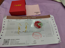 千影珠寶黃金耳環(huán)9999足金耳墜女款幾何形流蘇耳飾真金首飾耳鉤5g時尚 重約2.61-2.8g(含工費35) 曬單實拍圖