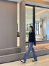 歌力思歌力思秋冬新款羊毛羊絨小香風(fēng)外套女EWB351T01000 經(jīng)典黑 S 曬單實(shí)拍圖