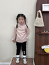 G.DUCKKIDS小黃鴨女童打底褲秋冬加絨加厚兒童褲子中小童棉褲女寶寶長褲外穿 黑色 90 尺碼1~2歲【 80-90cm】 曬單實拍圖