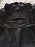 sdeer圣迪奧春秋季無扣開襟設(shè)計(jì)腰帶裝飾撞色龜裂紋理內(nèi)襯風(fēng)衣女S18361862 黑/91 S/160 曬單實(shí)拍圖