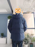 諾帝卡（NAUTICA）【單件直降】秋冬新款防輕潑水連帽厚款面包羽絨服JO4407 藏青4NV L 曬單實(shí)拍圖