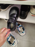 暇步士（Hush Puppies）童鞋男童皮鞋軟底兒童黑色英倫風(fēng)校園表演真皮男孩大童演出鞋子 HP3394黑色真皮材質(zhì) 32 曬單實(shí)拍圖