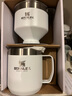 STANLEY手沖套裝不銹鋼咖啡壺過濾杯戶外帶刻度免濾紙保溫帶蓋桌面杯 咖啡過濾杯+桌面杯-白色 370ml 曬單實(shí)拍圖