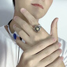 ROCK&RIDE自由璀璨領(lǐng)航星芒戒指 S925銀男士戒指復(fù)古設(shè)計(jì) 送男友 19號(hào)（適合指圈周長(zhǎng)58mm） 曬單實(shí)拍圖