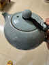 尋汝汝窯茶壺單壺大號陶瓷天青色汝瓷功夫茶具高檔西施壺開片泡茶壺 天青汝窯大西施壺-280ml【已開片】 曬單實拍圖