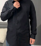海瀾之家（HLA）長袖襯衫男春季款輕商務(wù)衫及系列彈力襯衣男七夕情人節(jié)禮物 【3A抗菌】黑色29 40 175/92A推薦137~148斤 曬單實(shí)拍圖
