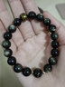 慈靈閣黑曜石本命年手鏈男女十二生肖屬蛇本命佛金曜石佛珠手串情侶禮物 曬單實(shí)拍圖