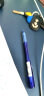 爱好中性笔直液式走珠笔0.5mm中性笔黑色签字笔巨能写大容量碳素笔办公笔 X50 | 3支蓝色+3支红色（全针管） 实拍图