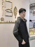 花花公子（PLAYBOY）夾克男士外套新款春秋季韓版潮流休閑上衣服連帽機(jī)能秋冬工裝 灰黑 L 曬單實(shí)拍圖