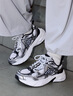 茵寶（Umbro）紀元鞋R909男鞋運動(dòng)鞋情侶復古休閑鞋時(shí)尚厚底女鞋 銀色/白瑪瑙 37.5 曬單實(shí)拍圖