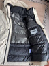 鴨鴨短款連帽羽絨服男2025冬季新款潮流情侶明星同款加厚保暖外套衣服 米白色 175/L 曬單實(shí)拍圖