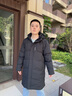 安踏（ANTA）四防科技|速暖羽絨服男士冬季中長款防潑水連帽防風加厚保暖外套 【中長款-四防科技】基礎(chǔ)黑-2 可抵御溫度-30℃ XL 男180 曬單實拍圖