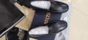 沙驰（SATCHI）男鞋  男士皮鞋休闲商务皮鞋一脚蹬皮鞋男  75962001Z 黑色 40 晒单实拍图