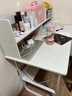 本木自在（BENMUZIZAI）中小學(xué)生書(shū)桌書(shū)架一體家用電腦桌臺式簡(jiǎn)約學(xué)習寫(xiě)字桌辦公桌 桌椅組合款-80cm暖白色 曬單實(shí)拍圖