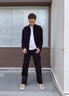Calvin KleinJeans【復刻90系列】四季款男ck潮流復古黑色直筒牛仔褲J326575 1BY-牛仔黑 30 曬單實拍圖