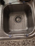 玖都龍 廚房水槽瀝水架瀝水籃304不銹鋼水池洗菜盆濾淘籃洗碗池置物架 加密款 (B2) 曬單實(shí)拍圖