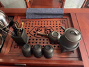 奢龍紫砂功夫茶具套裝辦公家用自動(dòng)茶具復古石磨懶人茶杯泡茶器 紫陶石磨茶具 10頭 曬單實(shí)拍圖
