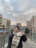 CinvaiKrose輕奢圍巾女士秋冬季韓版氛圍感百搭毛絨圍脖生日圣誕節禮物送女生 卡其色【限定禮盒包裝】送女友女生走心 曬單實(shí)拍圖