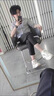 佐馬仕免燙西褲男正裝冰絲褲子男夏季薄款九分垂感商務(wù)大碼西裝休閑褲男 九分褲黑色 28 曬單實(shí)拍圖