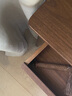 梵幾家具單屜床頭幾/實(shí)木床頭柜簡約現(xiàn)代臥室簡易小型床邊儲物柜 【預(yù)售8周】美國黑胡桃木 曬單實(shí)拍圖