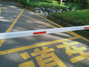 時(shí)步道閘桿八角桿停車(chē)場(chǎng)鋁合金直桿小區起落柵欄桿門(mén)禁欄桿門(mén)衛擋車(chē)桿 10*5cm3米白底紅紋 曬單實(shí)拍圖