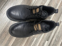 公牛世家男鞋休閑皮鞋英倫風(fēng)潮流百搭男士馬丁靴低幫工裝鞋子男春季透氣 黑色【四季款】GN122101014 41 (標準運動(dòng)碼) 曬單實(shí)拍圖