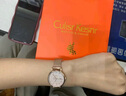 Culisr Kesnr小ck手表女士時尚潮流氣質(zhì)女款簡約防水石英腕表情人節(jié)禮物送女友 金色(簡約禮盒裝) 31mm 曬單實拍圖