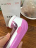 捷潔衣服掃毛機 掃毛機充電式去球器打毛衣服衣物吸除毛器刮毛球機 粉色充電款+8刀頭 曬單實(shí)拍圖
