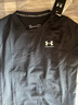 安德瑪（UNDERARMOUR） HeatGear 男子訓(xùn)練運動長袖緊身衣1361524黑色001 XL碼 曬單實拍圖
