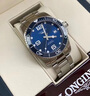 【二手99新】未使用浪琴康卡斯系列男表陶瓷圈防水300米計時(shí)瑞士二手奢侈品腕表 41表徑L3.781.4.96.6藍盤(pán)鋼帶 曬單實(shí)拍圖