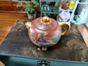 周鴻杰大師手工鳳鳴紫砂西施壺一壺兩杯功夫茶具鎏金高檔禮盒禮品 冠絕當(dāng)世紫砂一壺兩杯禮盒裝 1件 曬單實(shí)拍圖