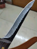龍泉手工鍛打剃骨剃肉專(zhuān)用刀殺羊殺牛專(zhuān)業(yè)切肉刀分割殺豬放血尖刀龍虎刀劍 MTG36屠宰剔骨+升級(jí)PU鞘 曬單實(shí)拍圖