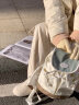 Mr.ace Homme航海系列 原创小众时尚小背包女迷你出行双肩包原创书包 浅灰绿 晒单实拍图