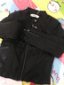 SXA香港潮牌短款皮衣外套女裝秋冬新款機車(chē)服皮夾克上衣小個(gè)子短外套 黑色加棉 M 曬單實(shí)拍圖
