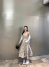 菲思蜜（Feisimi）輕奢品牌2025夏季連衣裙女士新款女裝衣服夏天氣質(zhì)女神范吊帶裙子 套裝 L 曬單實(shí)拍圖