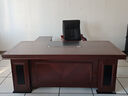 中偉（ZHONGWEI）老板桌總裁桌中式大班臺經(jīng)理主管桌油漆貼紙辦公桌2米含柜 曬單實(shí)拍圖