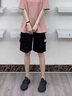 格潤歐尚工裝短褲男士夏季美式潮牌寬松直筒運動褲純棉休閑籃球五分褲 軍綠色D95 XL 曬單實拍圖